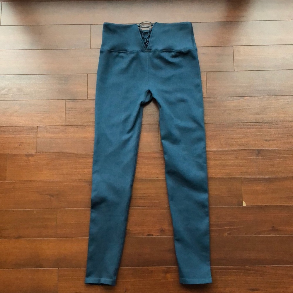 Fabletics High-Waisted Seamless Lace-Up Leggings